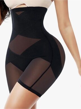 NEW High-Waist Black Shaping Sculpting Short - Women's Intimates